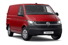 Van Hire Pontypool - Red VW Transporter Automatic - Van hire Pontypool